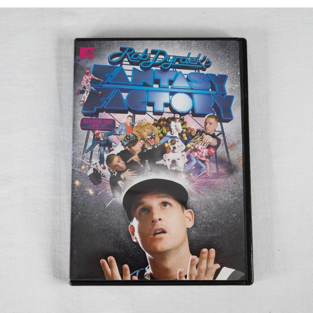 MTV Rob Dyrdek's Fantasy Factory Season 1 DVD Set Black Excellent Skate
